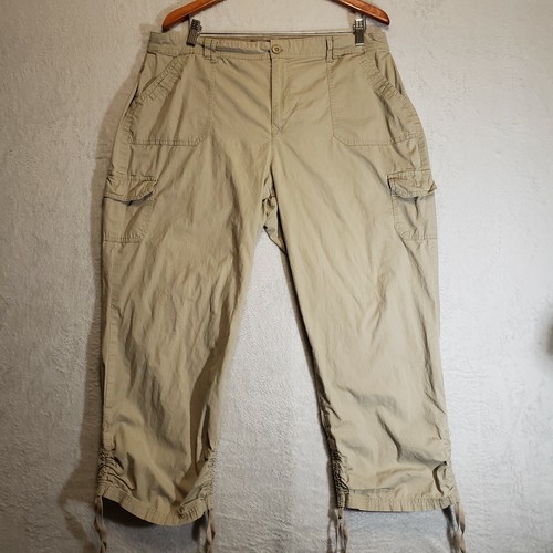 Gloria Vanderbilt Cargo Crop Pants 