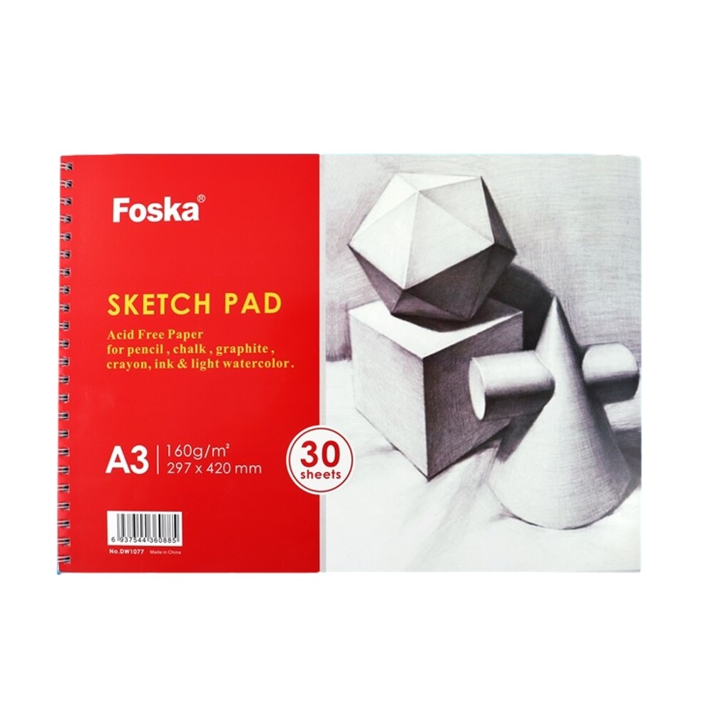  - A3 Side Spiral Open Sketch Pad - Image 2