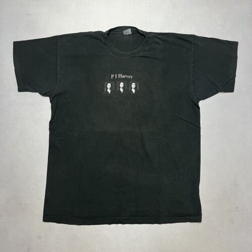 Vintage 90s PJ Harvey Single Stitch Bjork T Shirt XL - Picture 1 of 8