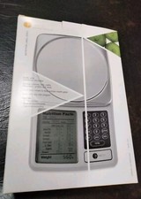 Neu Open Box KITRICS Digitale Nährwertkennzeichnung Lebensmittelwaage Taschenrechner Modell 120