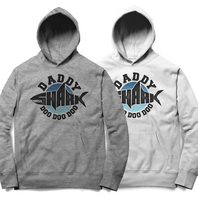 Herren Hoodie Kapuzenpullover Daddy Shark Doo Doo Lied Funny Spruch DS18720HD