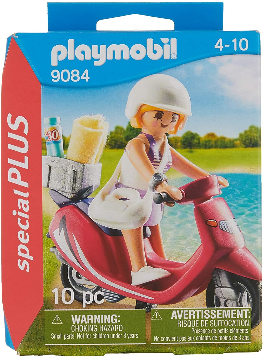 Original PLAYMOBIL® Special Plus 9084 Fille Avec Scooter