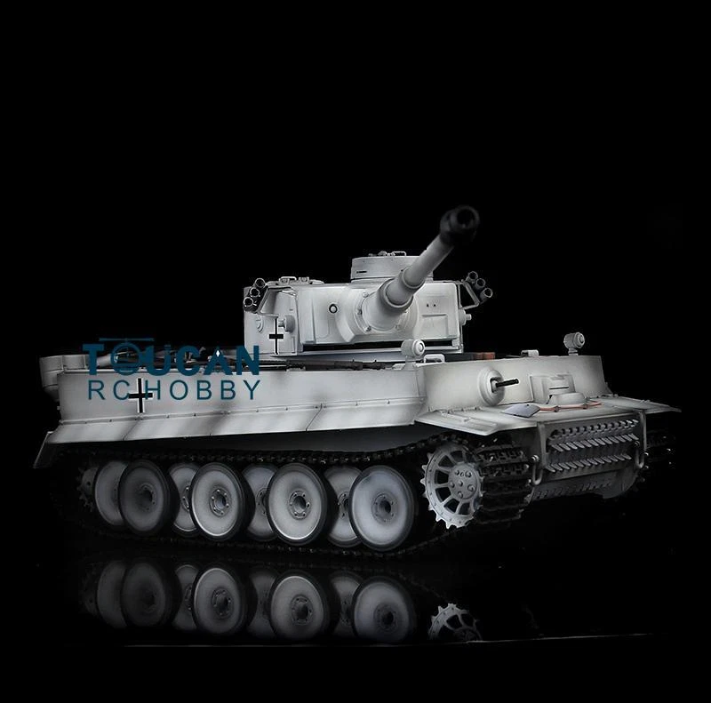 1/16 Henglong 7.0 Plastic German Tiger I 3818 RTR Radio Control IR BB Tank Smog - Image 4 of 4