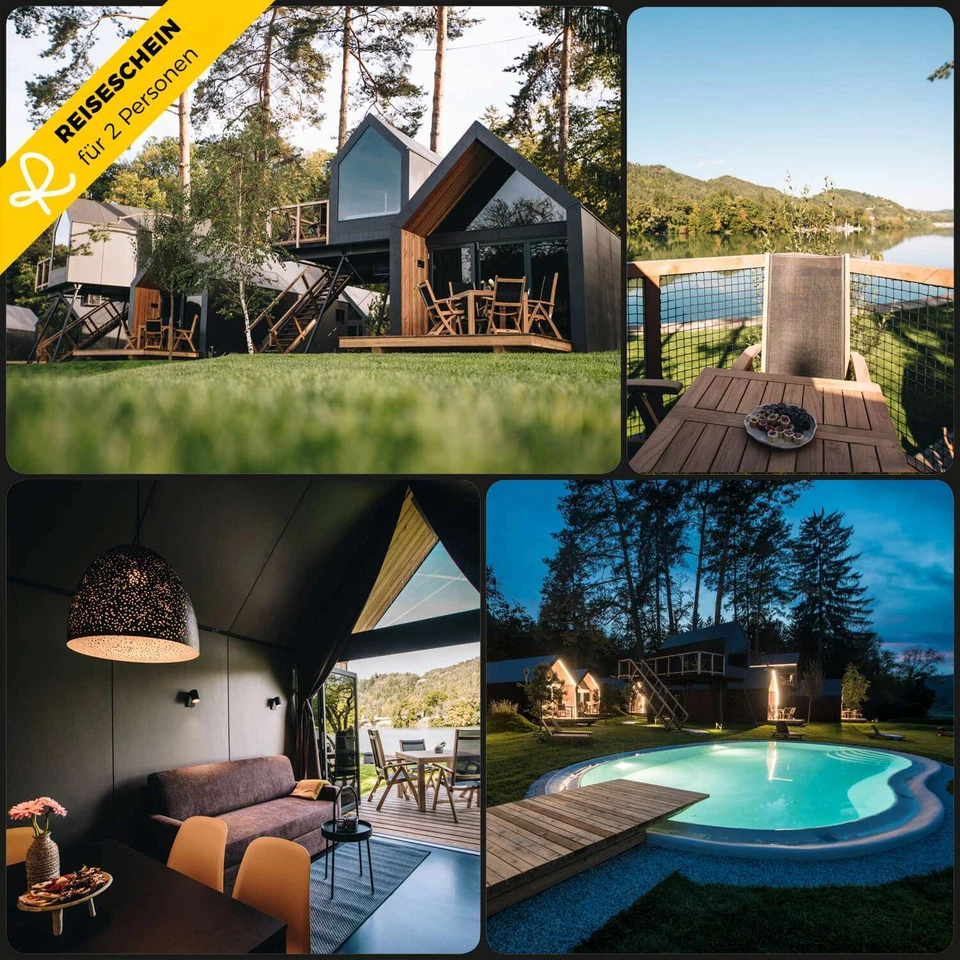 Kurzurlaub Slowenien 3 Tage 2 Personen Glamping Hotelgutschein Baumhaus Cottage - Bild 1 von 4