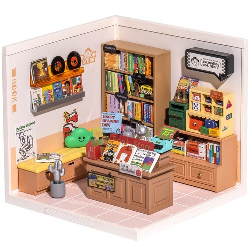 Rolife Super Creator Miniature House Plastic DIY Dollhouse Xmas Gifts 6 Kits - Picture 15 of 24