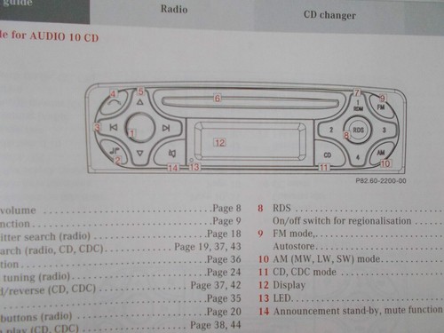 MERCEDES-BENZ AUDIO 10 HANDBOOK CLASS A B C E M S SL SLK VITO VANEO (ACQ 5848) - Picture 5 of 5