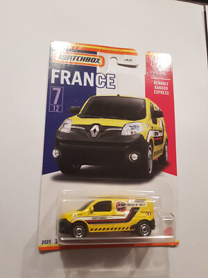Matchbox Best of France: Renault Kangoo Express gelb auf Longcard OVP