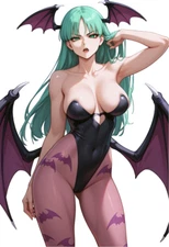 Morrigan Aensland Darkstalkers Weatherproof Anime Sticker 6" Car Decal S91