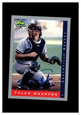 1993 Classic/Best #208 Tyler Houston Autographed Signed Auto Greenville Braves