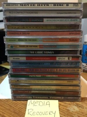 Lot of 16 cds/ holiday/love/random