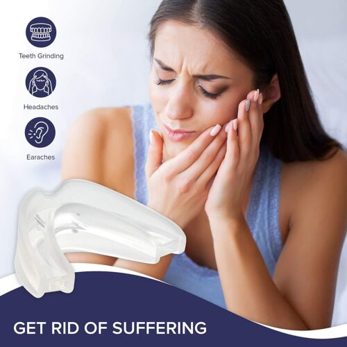Stop Snoring Adjustable Mouthpiece Anti Snore Sleeping Aids Apnea Mouth Guard AU - Picture 4 of 6