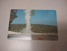 Vintage Old Faithful Postcard