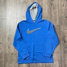 Nike blue hoodie kids large large