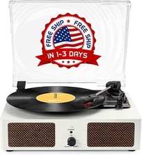 tocadiscos de vinilo de bluetooth con altavoces fon grafo vintage decoraci n USB