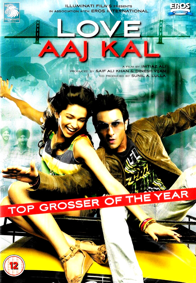 LOVE AAJ KAL SAIF ALI KHAN, DEEPIKA BRAND NEW BOLLYWOO DVD