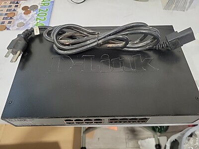 D-Link DGS-1016D 16-Port Gigabit Unmanaged Network Switch W POWER ADAPTER TESTED