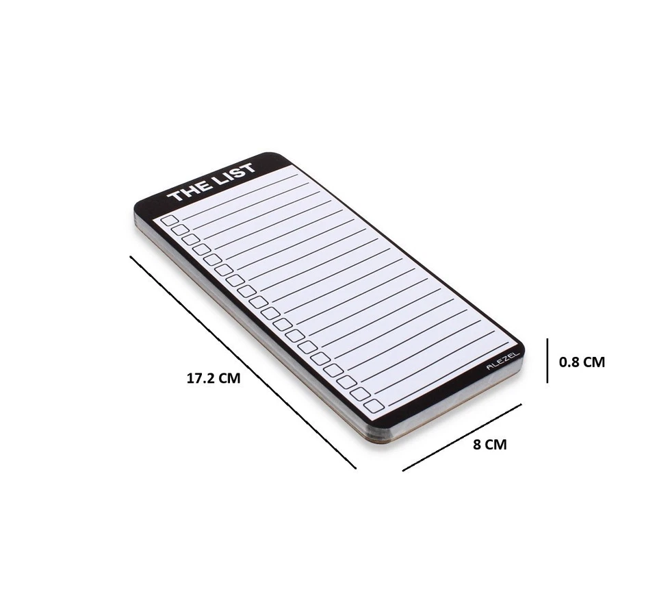 180 Sheets Magnetic Fridge To Do List Memo Notice 3 Year+ Supply 17cm x 8cm NEW - Image 2 of 4