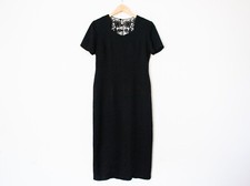 Scarlett | Vintage 80’s/90’s Short Sleeve Little Black Dress | Size 10P