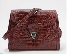 Patricia Nash Croco- Embossed Ashmore Crossbody - British Tan NWT
