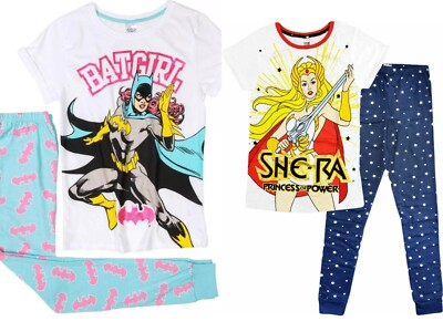 Damen-Schlafanzug Superhelden   DC Batgirl oder She-Ra UK-Größe 8-10,12-14,16-18,20-22
