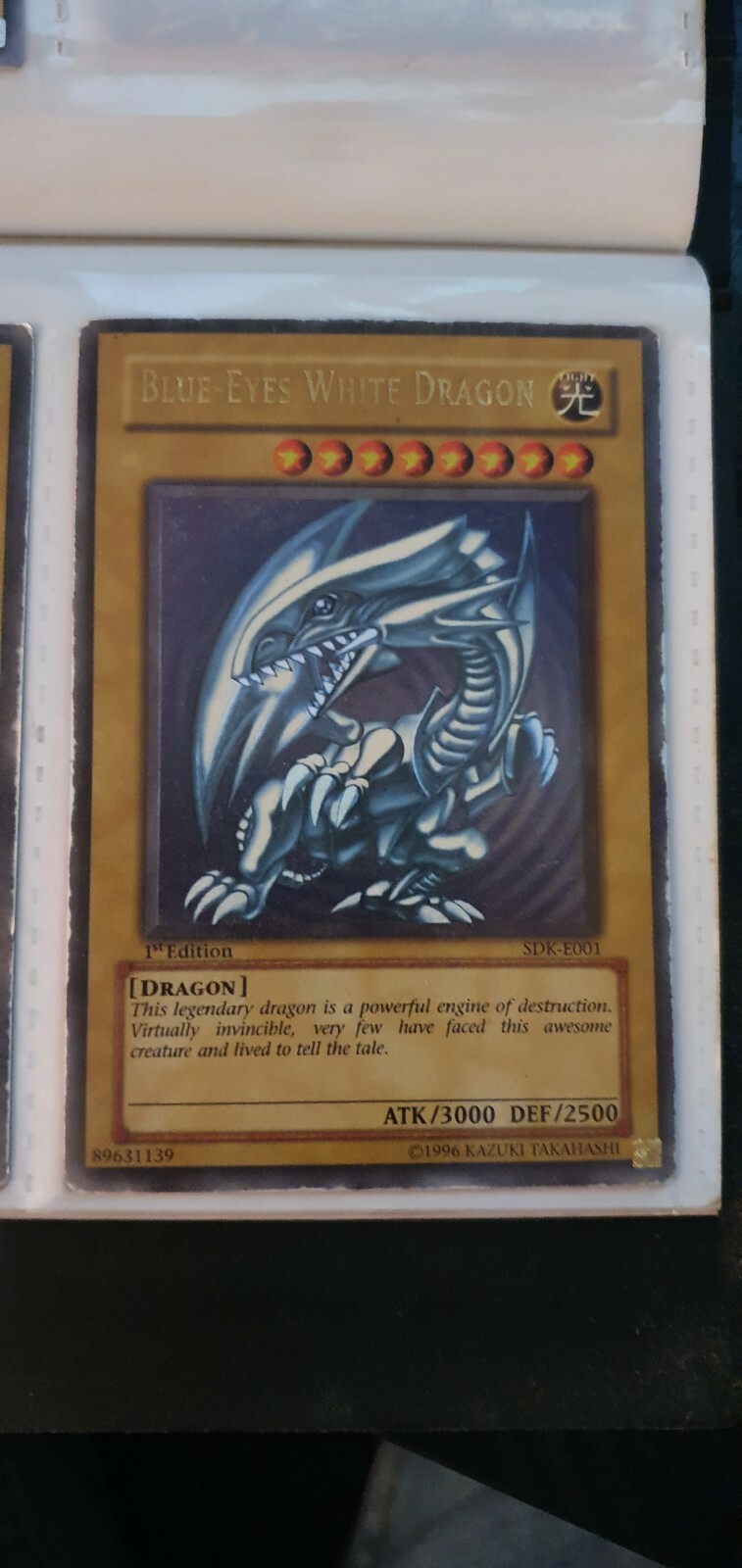 7x Blue Eyes White Dragon (includes 1st Edition) SDKE001 / SKE001 Yu