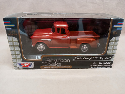 Motor Max # 23164NX Model Car 1/43 - 1955 Chevy 5100 Stepside