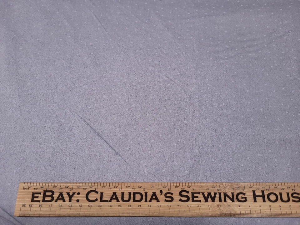 Usar ropa de abrigo POR hilos de campo Benartex gris tonal jaspeado lunares Foto 2 de 3