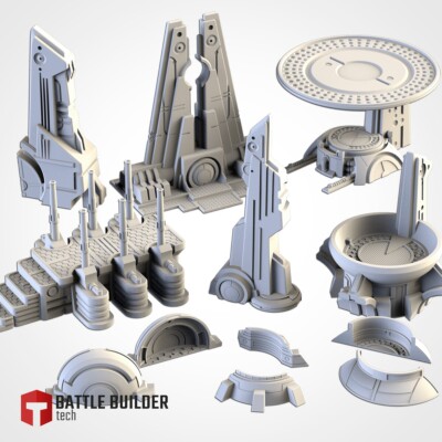 Schönes Greater Good Xenos Terrain Wargames Scenery 28mm 32mm Alien Tau