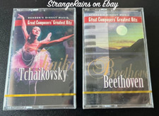 Tchaikovsky Beethoven - 2 CASSETTE TAPE LOT  - Classical Music - NEW SEALED