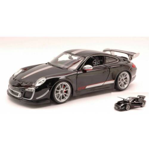 SCALE MODEL COMPATIBLE WITH PORSCHE 911 GT3 RS 4.0 2012 BLACK 1:18 BURAGO BU1103 - Picture 1 of 1