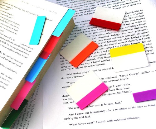 Colorful 500-Pack 2-Inch Index Tabs - Writable File Flags for Easy Organization - Picture 11 of 11