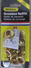 General Grommet Refill 3/8"  24 pieces NEW  #1261-2