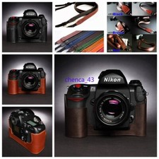 New Handmade Genuine Leather Half Case Insert Retro Covers for Nikon F6 Camera