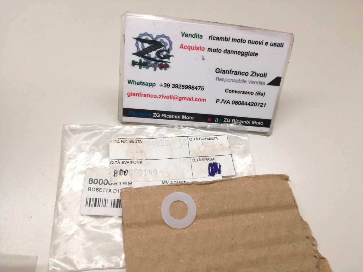 専用1 800069149 Originale Husqvarna MV Agusta rondella rosetta perno