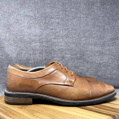 Cole Haan Men Shoes Warren Grand Os Derby Oxford C20153 Leather Brown Sz 9 Cole Haan Shoes Mens 9.5 M Grand OS Oxford Brown Leather Cap  main image 3