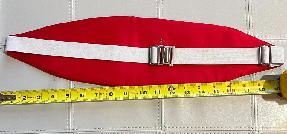 Cummerbund Para Hombres Negro Plisado Novio Esmoquin Baile de graduación Boda Formal Ajustable Foto 4 de 4