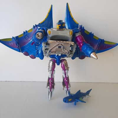 Vtg 1997 Hasbro Transformers Beast Wars Depthcharge Transmetal Toy C