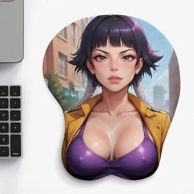 3D Soi Fon BLEACH Silicone Mouse Pad Table Mat Game Pad 26x21cm