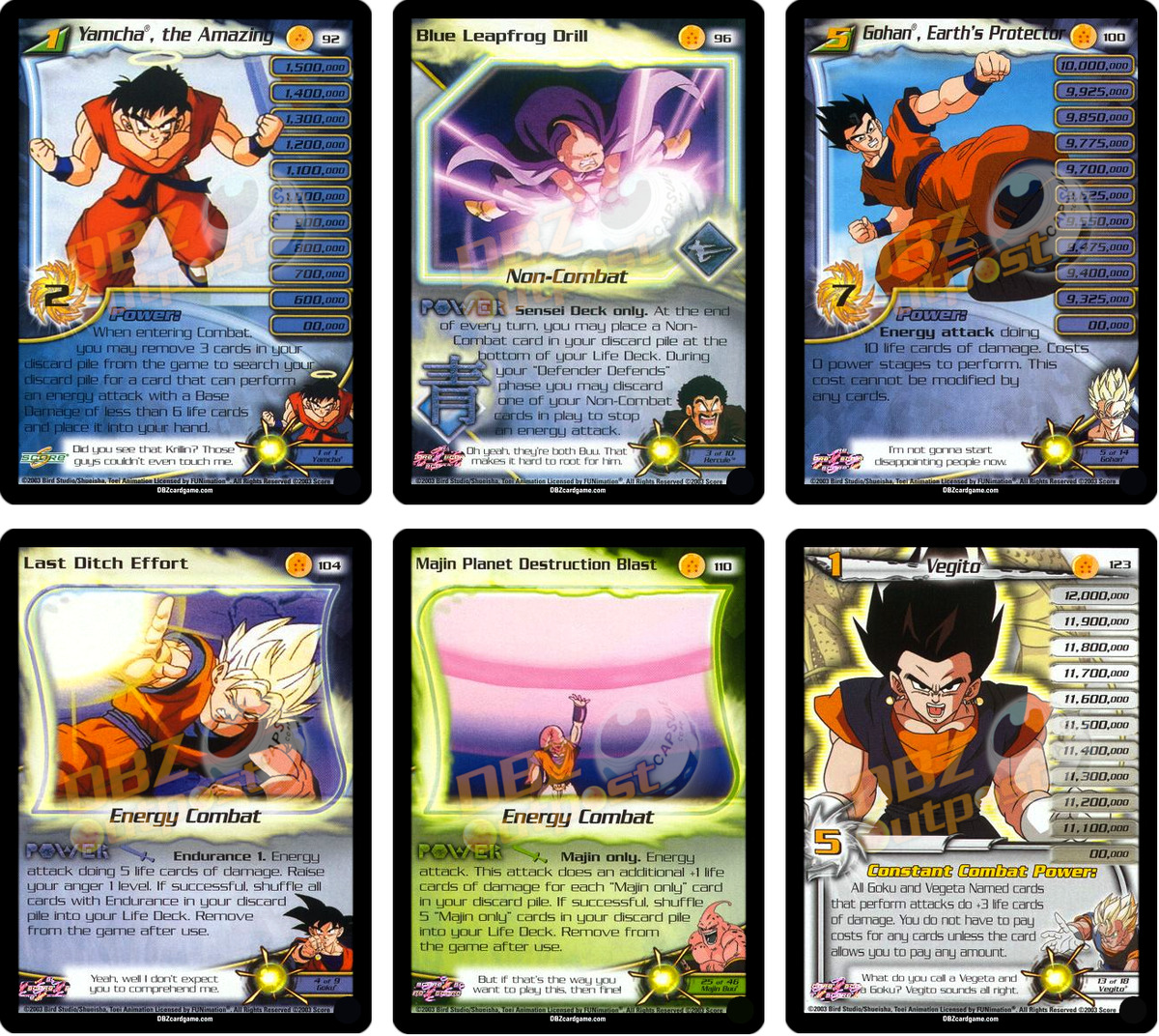 Retro DBZ CCG  32 Saiyan Energy Deflection – DBZ Exchange