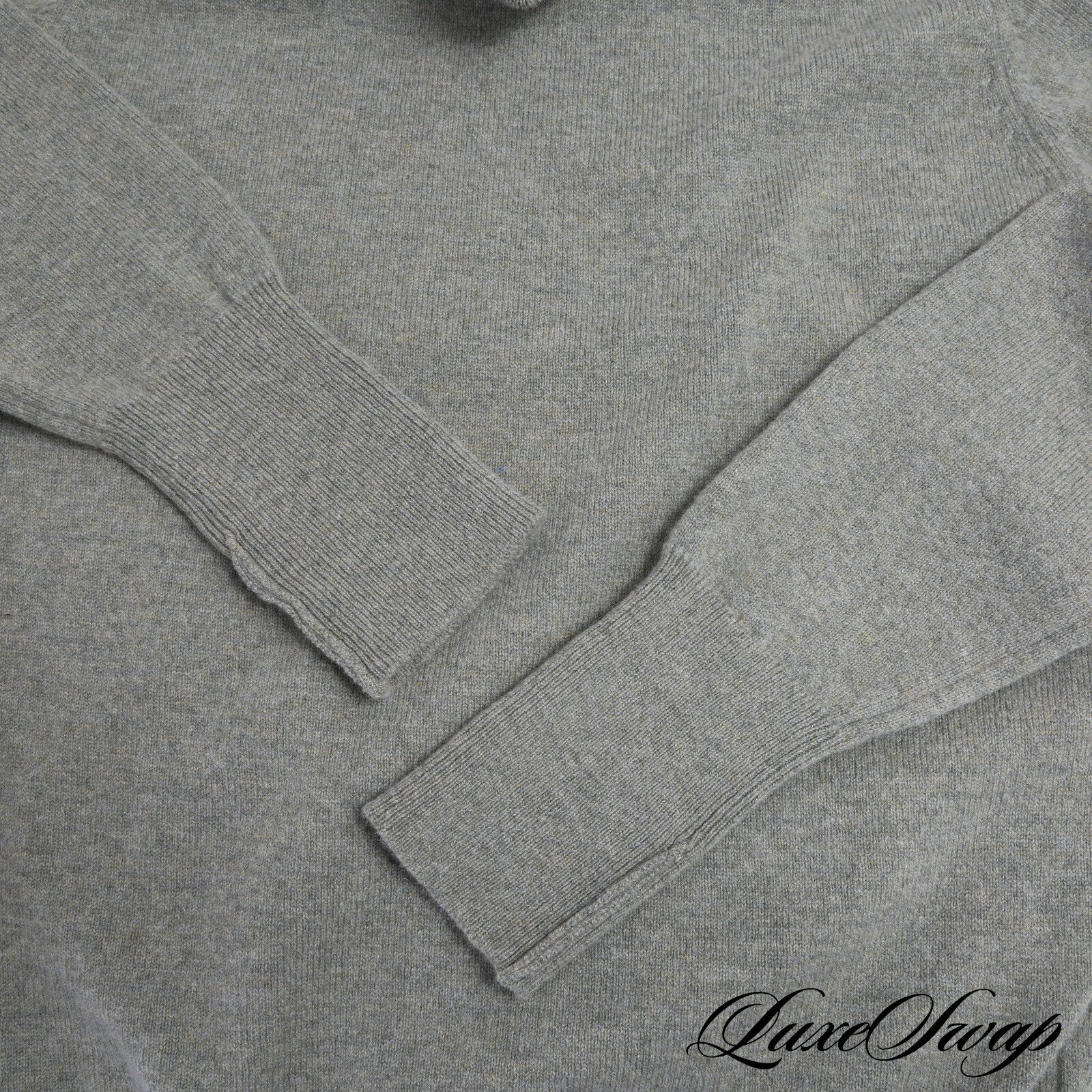 The Bruce Boyer Collection Rubato Made in Scotland Green Turtleneck