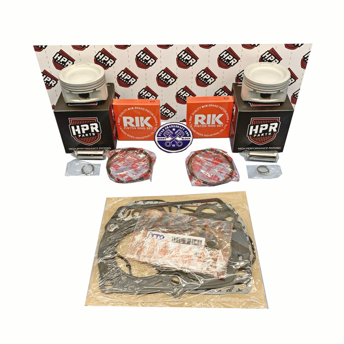 Polaris Sportsman RZR Ranger 800 HO Engine Rebuild Kit Crank Piston Gasket 11-15 - Foto 7