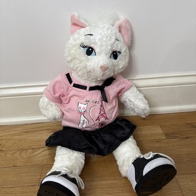 Marie Aristocats Build Bear Plush White Cat 19'' Sassy Kitty With Dress Shoes