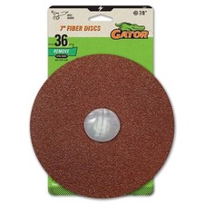 Gator 3083 36 disques à poncer en fibre de grain extra grossier 7 dia. in. (lot de 5)