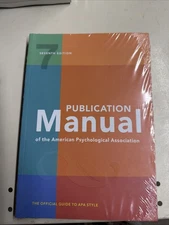 Publication Manual of the American Psychological Association 7th Edition