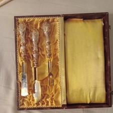 Sehr Sch&ouml;nes Antikes Silber Besteck 800 Silber