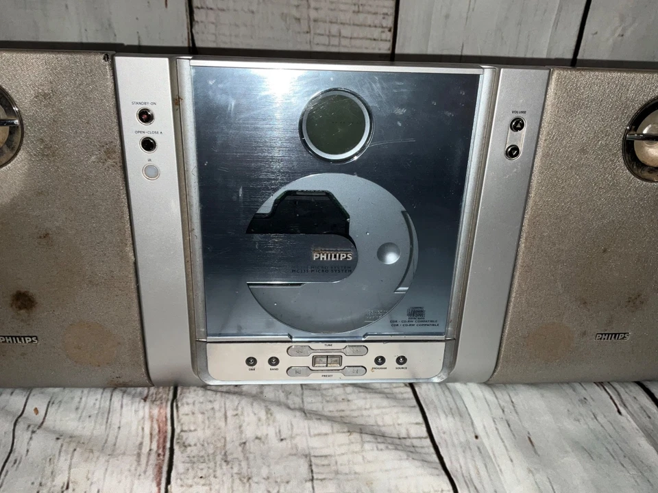 Philips MC235/37 Micro Sistema Reproductor Radio Estéreo CDR CD-RW Probado Leer Foto 2 de 4