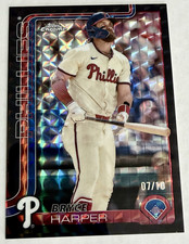 2025 Topps Chrome Sapphire Edition #150 Bryce Harper Black #/10