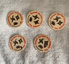 Hawaii Martial Arts Supply Inc Chinatown Pog Milk Caps Vintage 1993 Collectible