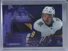 2019-20 SPx UD Black Obsidian Jerseys Rookies Purple 15/35 Cody Glass Patch 04f2