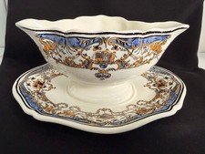 Saucière en céramique faïence GIEN France modèle Renaissance